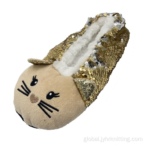 China Thick Winter Indoor Cute Fuzzy Ballerina Slippers Manufactory